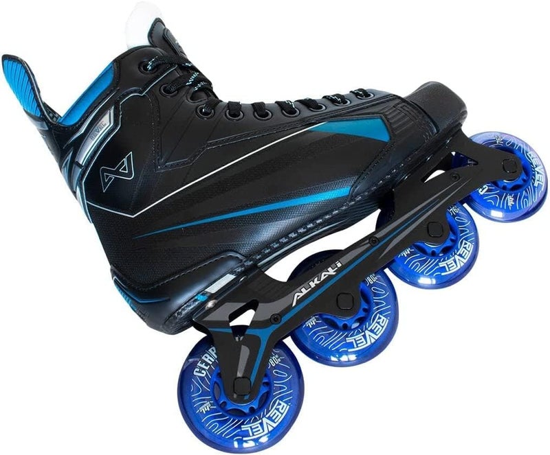 Alkali Revel Blue Indoor X-Soft 74A Roller Inline Hockey Wheels - 59mm, 68mm, 72mm, 76mm & 80mm Hi-Lo - Image 4